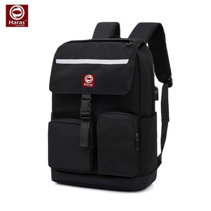 Balo Unisex Thời Trang Cao Cấp Có Phản Quang & Cổng Sạc USB HR265 - Haras