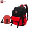 Combo Balo Phối Màu Thời Trang HR297 Và Túi Đeo Chéo Cá Tính HR281 - Haras