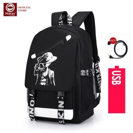 Balo Unisex Thời Trang Hr300 (Tặng Cáp USB) - Haras