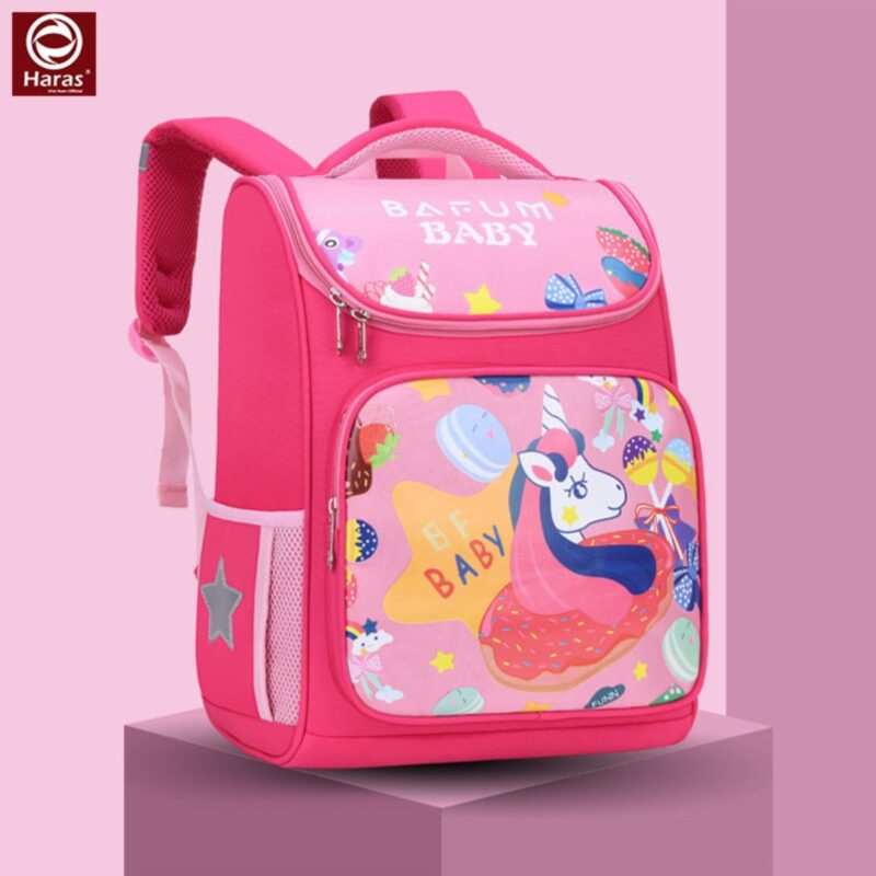 Balo Gấu Học Sinh Chống Gù Lưng Thời Trang HRSL333 - Haras - Hình ảnh 5