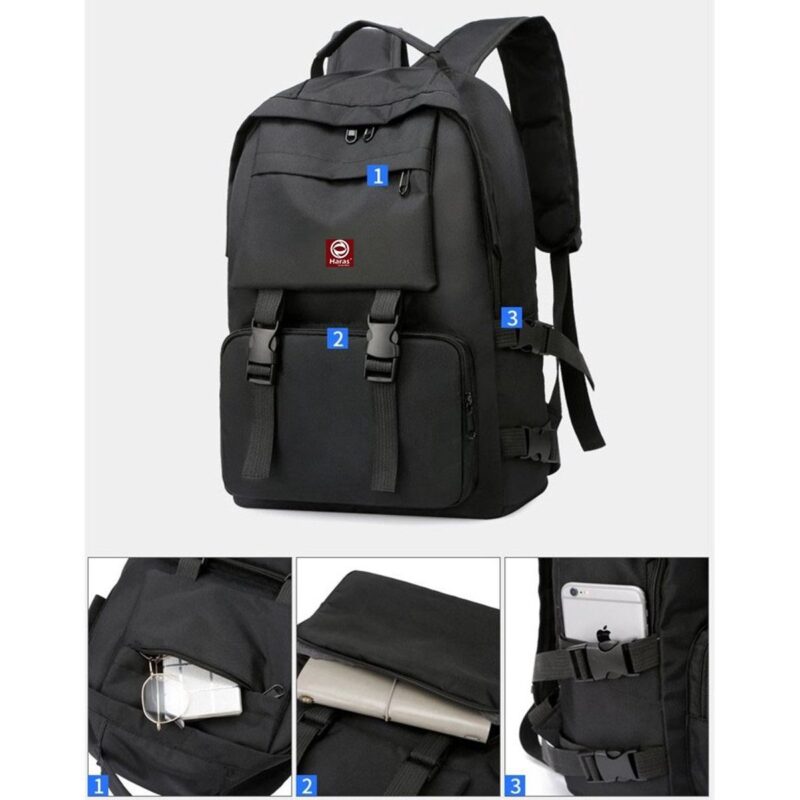 Balo Ulzzang Thời Trang Hàn Quốc HR270 - Haras - Hình ảnh 3